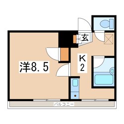 郡山駅 バス17分  安積高校下車：停歩5分 2階の物件間取画像